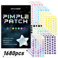 Star Shape Pimple Patch packaging – 7 colors, hydrocolloid, waterproof