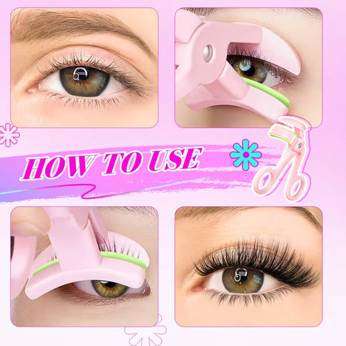 Eyelash curler tool for DIY lash application